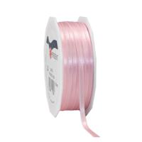 Cadeaulint/sierlint Satijn - 0.6 cm x 50 meter - licht roze - cadeaus inpakken - decoratie