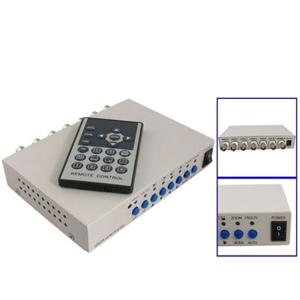 CCTV Color Quad beveiliging video 4-kanaals processor verdeler (wit)