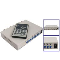 CCTV Color Quad beveiliging video 4-kanaals processor verdeler (wit)