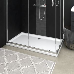 VidaXL Douchebak rechthoekig 70x120 cm abs wit