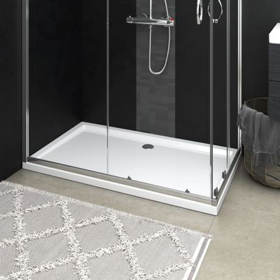 VidaXL Douchebak rechthoekig 70x120 cm abs wit