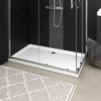 VidaXL Douchebak rechthoekig 70x120 cm abs wit