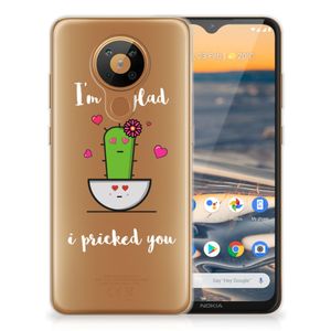 Nokia 5.3 Telefoonhoesje met Naam Cactus Glad