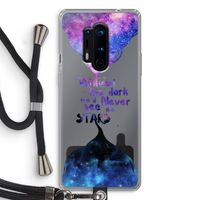 Stars quote: OnePlus 8 Pro Transparant Hoesje met koord