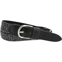 Oxxy elastische verstelbare riem glitter black Maat