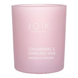 Geurkaars strawberry & sparkling wine vegan