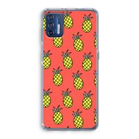 Ananas: Motorola Moto G9 Plus Transparant Hoesje