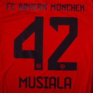 Musiala 42 (Officiële Bayern München Bedrukking 2024-2025)