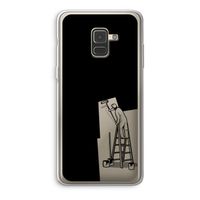 Musketon Painter: Samsung Galaxy A8 (2018) Transparant Hoesje