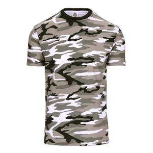 Camouflage shirt - grijs - urban - korte mouw - t-shirt