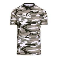 Camouflage shirt - grijs - urban - korte mouw - t-shirt - thumbnail