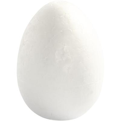 Creativ Company Eieren, h: 8 cm, wit, 5 stuk/ 1 doos