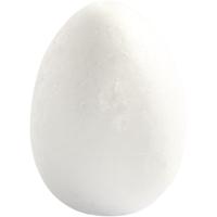 Creativ Company Eieren, h: 8 cm, wit, 5 stuk/ 1 doos