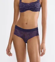 Triumph Shorty Body Make-up Illusion Lace - Prussian Blauw - Kanten dames hipster