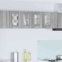 Hangkast Riga 2 pcs Grijs Sonoma 60 x 31 x 40 cm Bewerkt hout Hangkast Riga 2 pcs Grijs Sonoma 60 x 31 x 40 cm Bewerkt hout