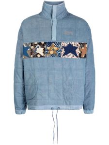 STORY mfg. veste zippée Polite à design matelassé - Bleu