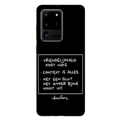 Mijn Motto's: Samsung Galaxy S20 Ultra Tough Case Mijn Motto's: Samsung Galaxy S20 Ultra Tough Case