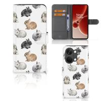 Telefoonhoesje | Met pasjeshouder | voor OnePlus Nord 3 Konijntjes