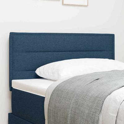 Hoofdbord met hoofdeinde Blauw 100 cm Stof