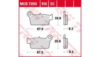 TRW Brake pad mcb 739 ec organic