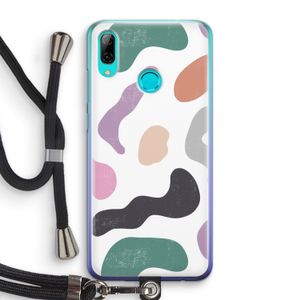 Memphis Shapes: Huawei P Smart (2019) Transparant Hoesje met koord