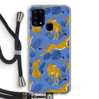 Luipaard: Samsung Galaxy M31 Transparant Hoesje met koord