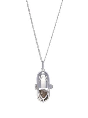 Capsule Eleven collier à pendentif orné de cristaux - Argent