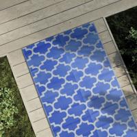 VidaXL Buitenkleed arakil 80x150 cm polypropeen blauw