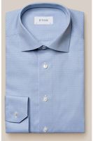 ETON Contemporary Fit Jersey shirt lichtblauw, Motief