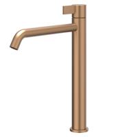 IVY Pact Wastafelkraan - Verhoogd Model L - Geborsteld Mat Koper PVD