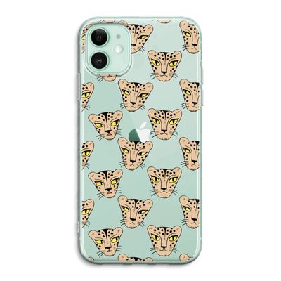 Tijger: iPhone 11 Transparant Hoesje