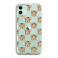 Tijger: iPhone 11 Transparant Hoesje