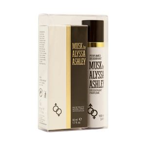 Alyssa Ashley Musk eau de toilette 50ml & deodorant spray 100ml (1 Set)