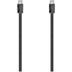 Hama USB-C-kabel Full-Featured, E-Marker, USB 3.2 Gen1, 5 Gbit/s, 0,75 m Kabel Zwart