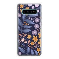Flowers with blue leaves: Samsung Galaxy S10 Plus Transparant Hoesje Flowers with blue leaves: Samsung Galaxy S10 Plus Transparant Hoesje
