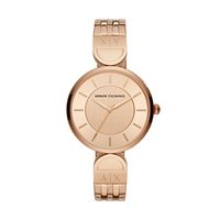 Horlogeband Armani Exchange AX5328 Staal Rosé 15mm