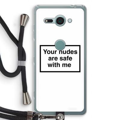 Safe with me: Sony Xperia XZ2 Compact Transparant Hoesje met koord