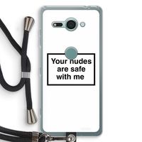 Safe with me: Sony Xperia XZ2 Compact Transparant Hoesje met koord