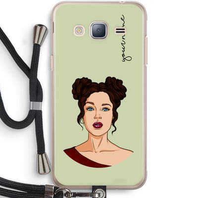 Pop-Art Creator: Samsung Galaxy J3 (2016) Transparant Hoesje met koord