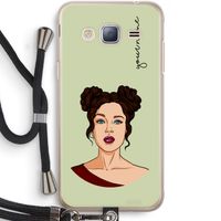 Pop-Art Creator: Samsung Galaxy J3 (2016) Transparant Hoesje met koord