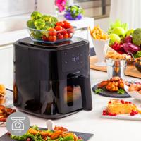 Airfryer met mand InnovaGoods Fryinn Balance 5000 Zwart 1500 W 5 L Roestvrij staal