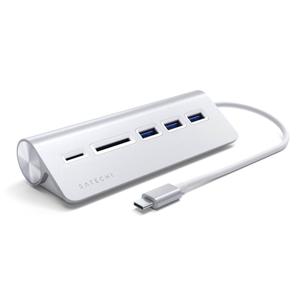 Satechi ST-TCHCRS USB-combi-hub Zilver