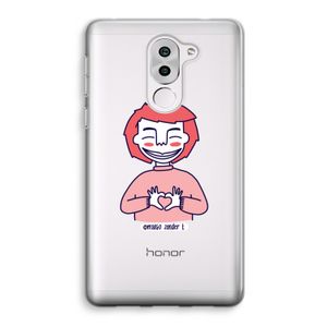 Hartje: Honor 6X Transparant Hoesje