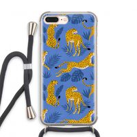 Luipaard: iPhone 7 PLUS Transparant Hoesje met koord
