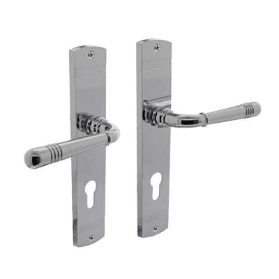 Deurkruk Emily op schild PC 72 mm chroom