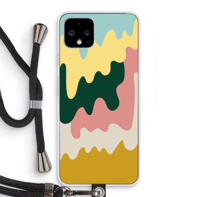 Baar B: Pixel 4 Transparant Hoesje met koord