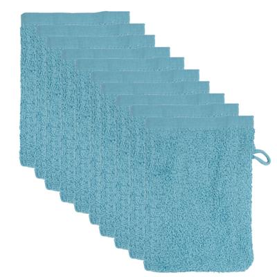 The One Washandjes Petrol - 10 stuks