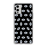 Eyes pattern: OnePlus 9 Transparant Hoesje