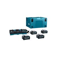 Makita Accu Starterset XGT DC40RB 4xBL4040 in Mbox - 191U28-6