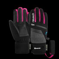 Reusch Travis GORE-TEX Junior Handschoen Kinderen Black / Black Melange / Pink Glo 5,5 Reusch Travis GORE-TEX Junior Handschoen Kinderen Black / Black Melange / Pink Glo 5,5